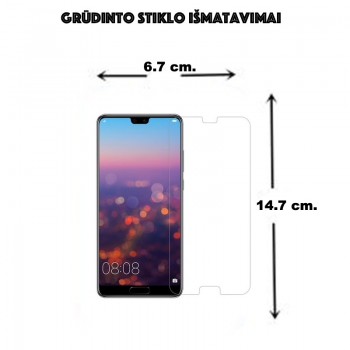 Apsauginis stikliukas telefonui (HUAWEI P20 PRO) Apsauginis stikliukas telefonui (HUAWEI P20 PRO)